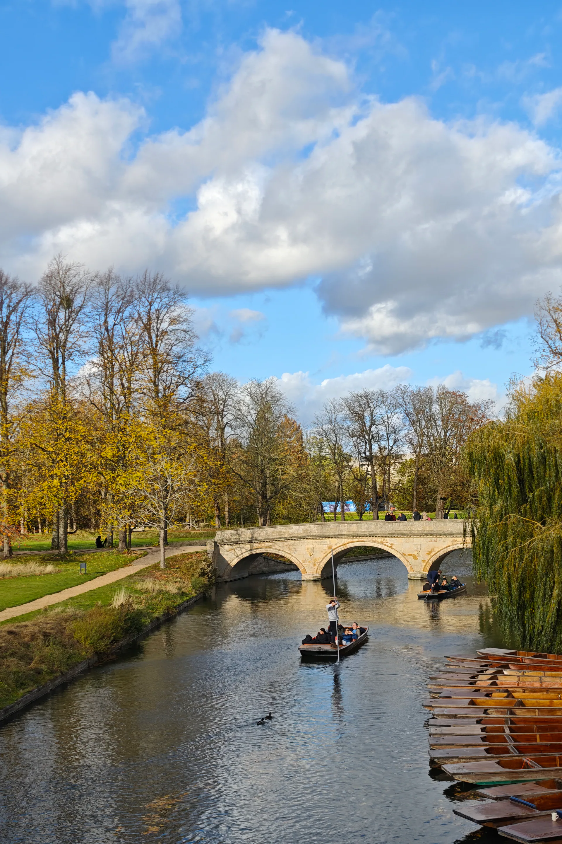Cambridge river punting